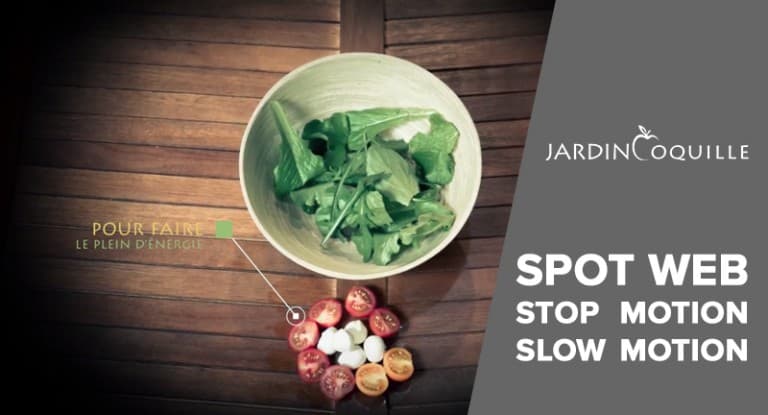 Jardin Coquille - Nos salades et nos jus — Publicité